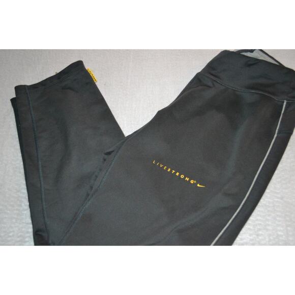 30158 Nike Gym Pants Workout Livestrong Gray Size Small Dri-Fit Womens - Picture 1 of 10